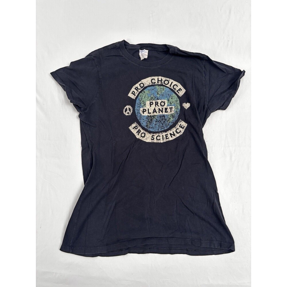 Pro Choice Pro Planet Pro Science Earth Tee Port & Company Black Women’s Small